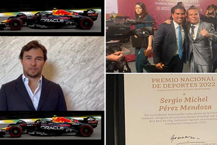 CHECO ORGULLOSO EN RECIBIR GALARDON