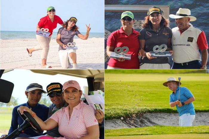 ZAHIA B. Y PRISCA T. GANAN  TORNEO DE GOLF DE