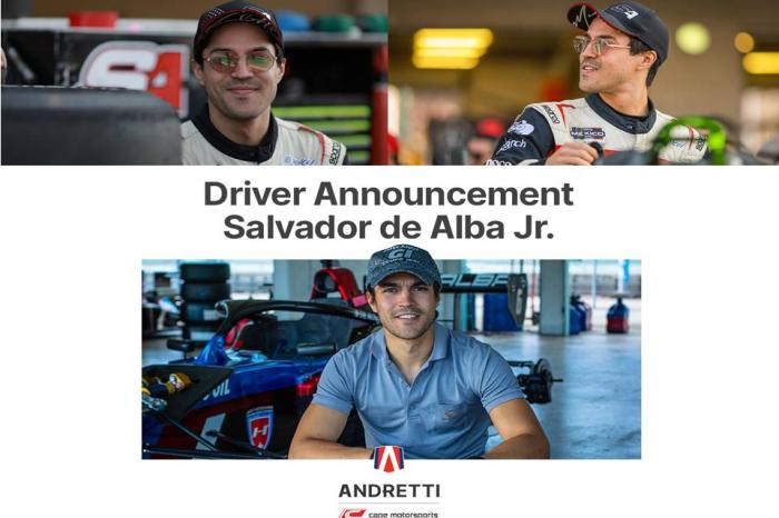 DE ALBA JR. SE UNE AL ANDRETTI CAPE