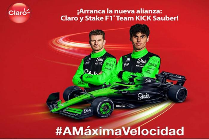 CLARO PATROCINARA AL STAKE F1 TEAM