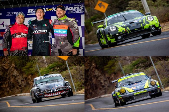 MEXICANOS LUCEN EN RALLY DE LAS NACIONES
