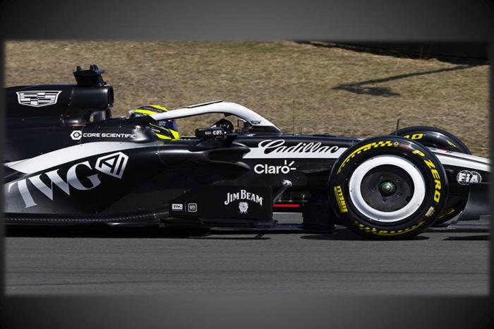 CHECO Y BOTTAS RECIBEN LA BANDERA A CUADROS