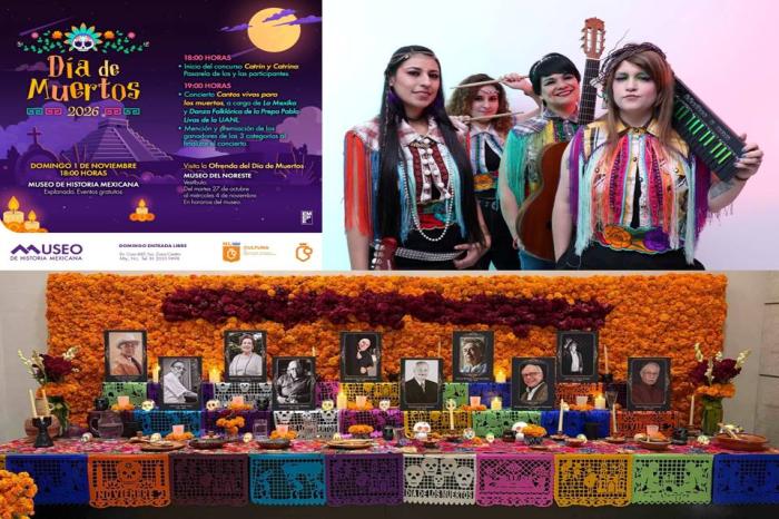 CATRINES Y CATRINAS,  MÚSICA, DANZA Y MEMORI